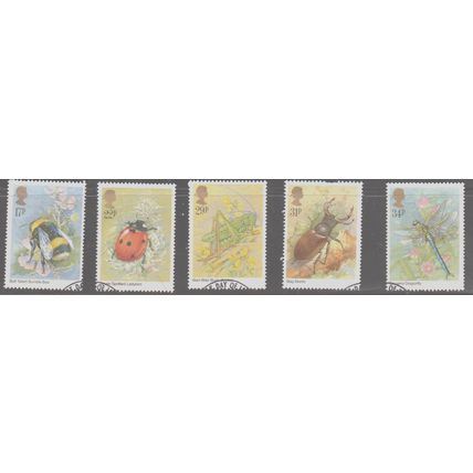 Insects 1985 SG 1277-1281 used unmounted (ES0143)
