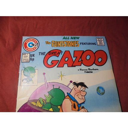 1974 FLINTSTONES The Great GAZOO # 5! Charlton! $7.00 obo! Remember this strang