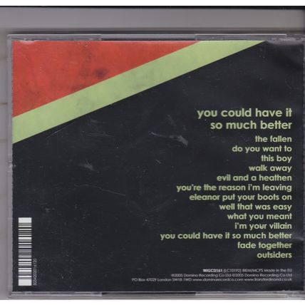 Franz Ferdinand : You Could Have It So Much Better. (2005) CD Album