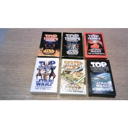 STAR WARS TOP TRUMPS TOURNAMENT - SIX PACKS, ONE SAGA.