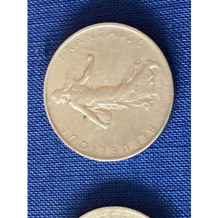 Umlaufmünze Frankreich 1 Franc 1964