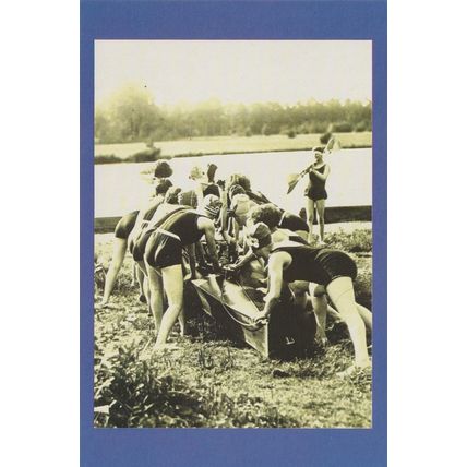 Postcard Ladies Rowing Club Staines River Thames 1920s - Nostalgia