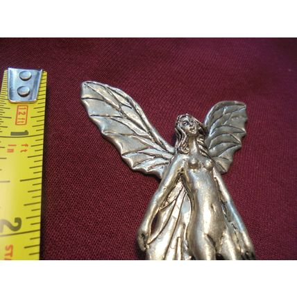 Large PEWTER FOREST FAIRY! Very Detailed! $27.00 Shipped!