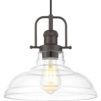 FEMILA Pendant Lights for Kitchen Island, 11" Farmhouse Hanging Light Fixture wi