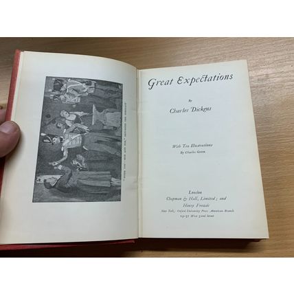 RARE* 1914 CHARLES DICKENS GREAT EXPECTATIONS FIRESIDE EDITION HB BOOK (P4)