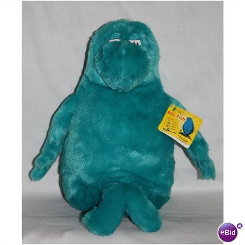 Kohls Dr. Seuss Big Fish Plush with Tag