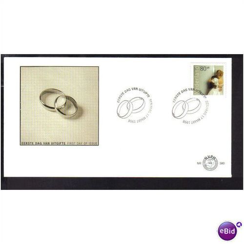 1998 NETHERLANDS "WEDDING STAMP" FDC