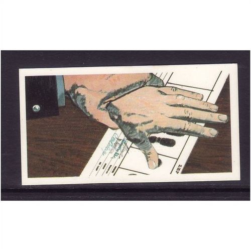 Brook Bond Police File FINGERPRINT No 16 Mint