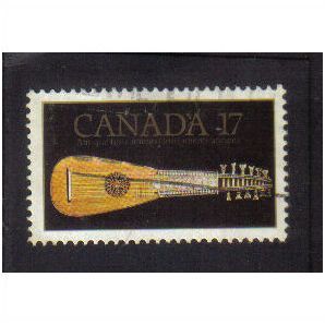 1981 canada mandora "music" 17c f/u sg1001