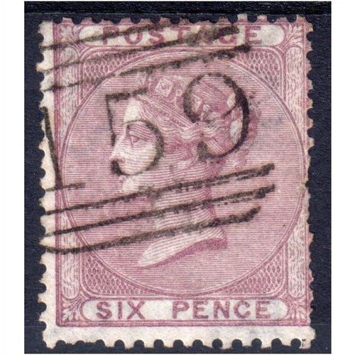 Sg69 6d deep-lilac good used cat £125 (B145)