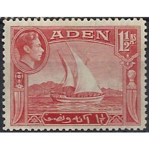 Aden 1939 SG19 1 1/2a Scarlet Mounted Mint .. ..