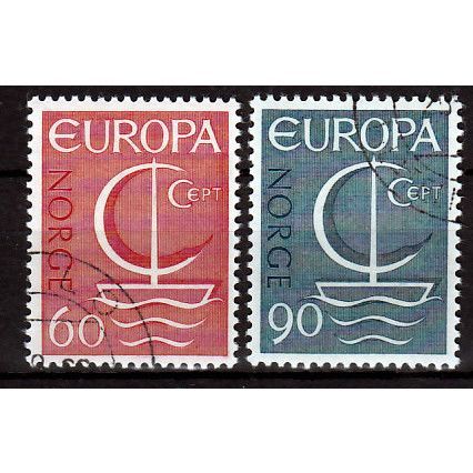 Noorwegen Europa Cept 1966 gestempeld