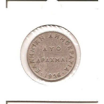 GRIEKENLAND / GREECE 2 DRACHMES 1926