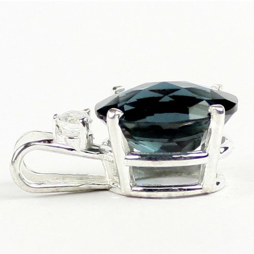 London Blue Topaz, 925 Sterling Silver Pendant, SP022
