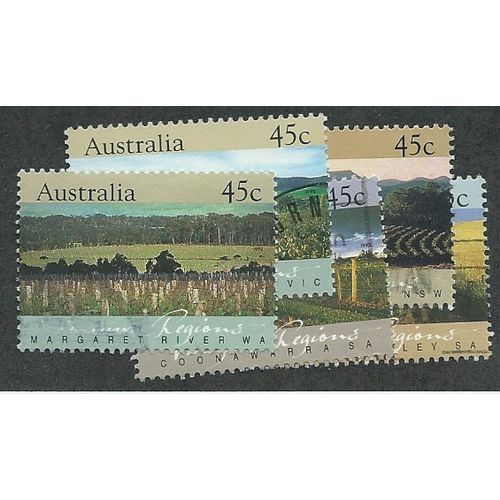 AUS 1992 (SET) 'VINEYARDS' (5v) FINE USED (EBID47-885)