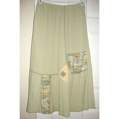 Lilly of California Hand Loomed 5 Pc. Outfit - Pants Skirt Blouse Vest T Shirt