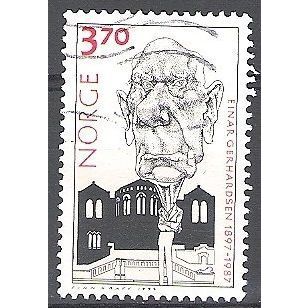 Norge 1997 Michel 1259 O Cote (2013) 0.50 Euro Einar Gerhardsen