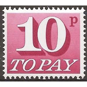 1970 D84 10p Postage Due Unmounted Mint ....