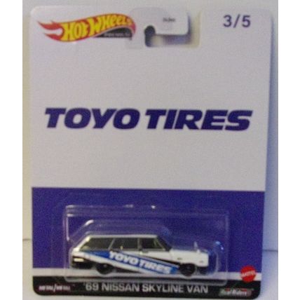 HOT WHEELS ' TOYO TIRES ' '69 NISSAN SKYLINE VAN (2023)