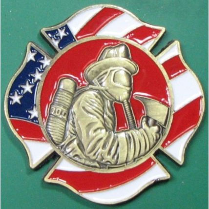 Fire Rescue. Casino Card Guard, Challenge Coin, Souvenir. 29.