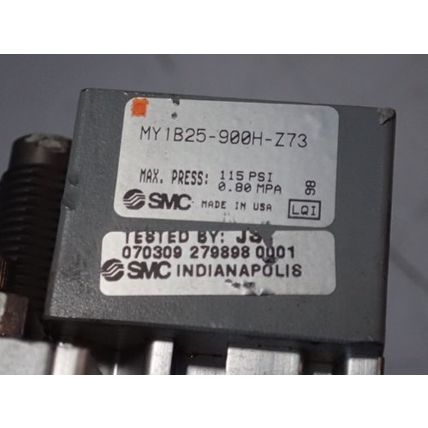 NEW SMC MY 1B25-900H-Z73 PNEUMATIC LINEAR ACTUATOR, 900mm,CK