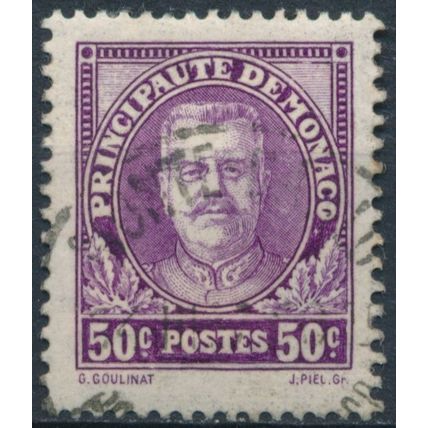 Prince Louis II: 50c - Monaco 1933 - FH - MiNr 117