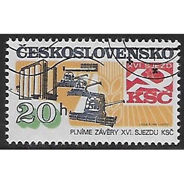 Mi 2681: 20 h. multicoloured Socialist Successes in Czechoslovakia