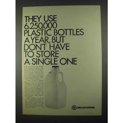 1967 Sinclair-Koppers Bottle Packaging System Ad