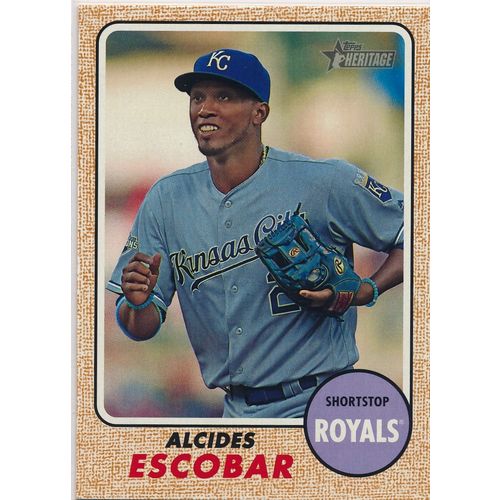 2017 Topps Heritage Baseball 284 Alcides Escobar Kansas City Royals