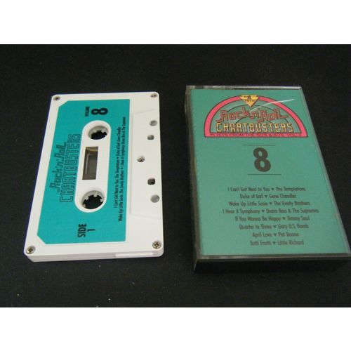 Rock'n'Roll Chart Busters #1 Hits from the 50's & 60's - Vol 8 (1990, Cassette)