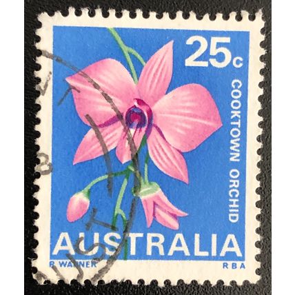 Australia-1968 25c Cooktown Orchid Used