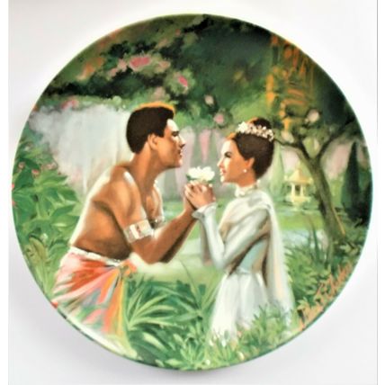 Knowles The King and I We Kiss in a Shadow 1985 Fine China Plate