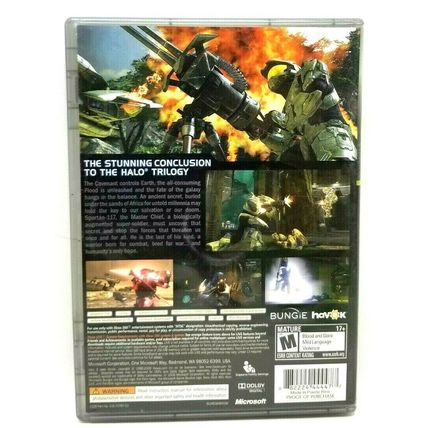 Halo 3 (Xbox 360, 2007) Platinum Hits Complete with Manual (M4)