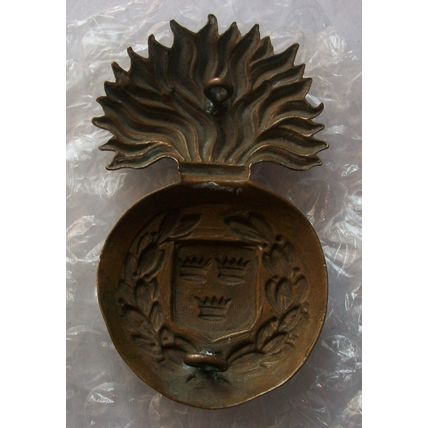 Victorian Boer War Royal Munster Fusiliers Glengarry Badge