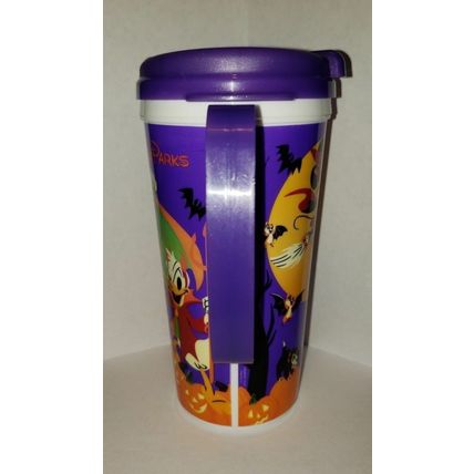 DISNEYLAND PARKS HAPPY HALLOWEEN 2018 TRAVEL SIPPER MUG CUP W/ LID~NEW~GHOULS