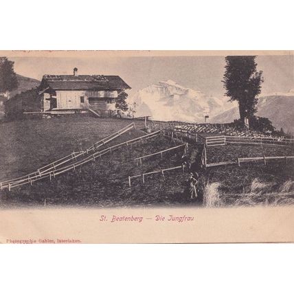 St Beatenburg Die Jungfrau Antique 1904 German Postcard