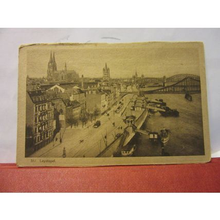 LAYSTAPEL, KOLN, COLOGNE, , GERMANY, unused antique postcard /