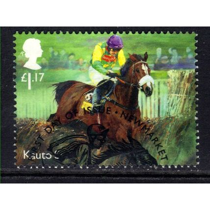 GB 2017 QE2 £1.17 Racehorse Legends Kauto Star SG 3943 Ex Fdc ( R1087 )