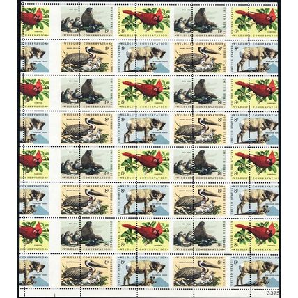 1467a, Misperfed Error Sheet Showing Full Gutter Between Stamps - Stuart Katz