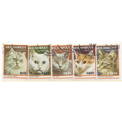 1979 5 different values - cancelled - CAT
