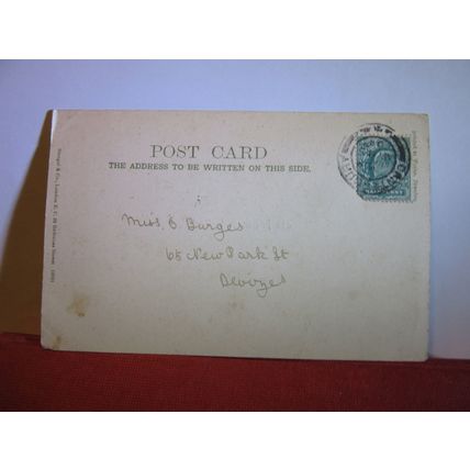 THE PILGRIMAGE TO CANTERBURY, KENT used antique postcard by Stengel 1915? pm /