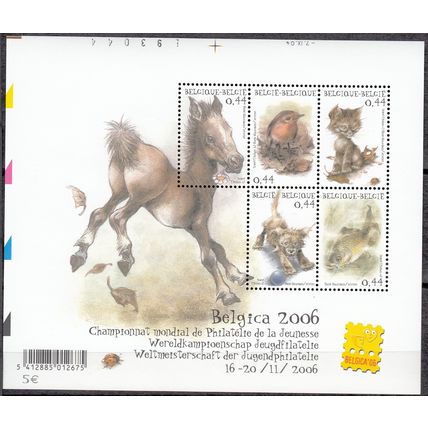 Belgique 2004 Michel Bloc Feuillet 100 Neuf ** Cote (2008) 14.00 Euro Animaux