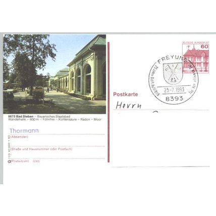 Deutschland SSt. Freyung "25 J. Gebirgspanzeraufklärungsbataillon 8" 1983