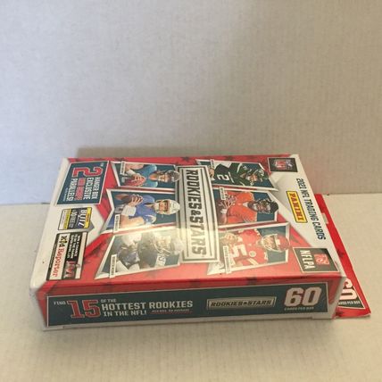 NEW 2021 Official NFL Panini Rookies & Stars Trading Cards Hanger Box - 60 Cards