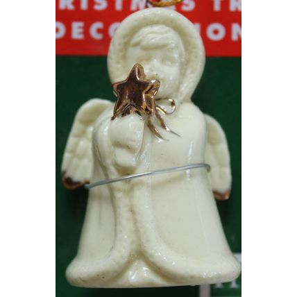 4 Different, Ceramic Angel Christmas Tree Decorations by Home Wares