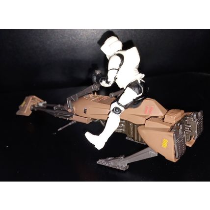 1995 STAR WARS " SPEEDER BIKE & RIDER " 100% COMPLETE BIKE. UK FREEPOST