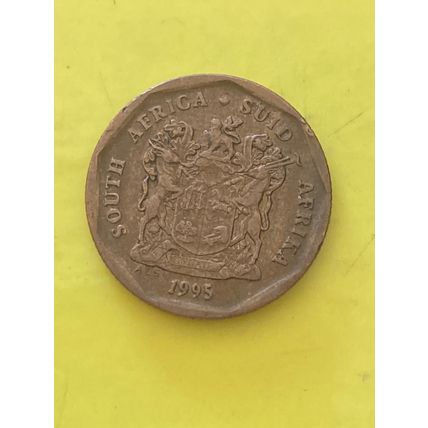 Umlaufmünze Südafrika 20 Cents 1995