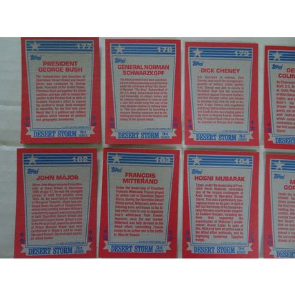 Desert Storm Trading Cards - Complete Set Series 3 - 88 Cards 1991 Topps