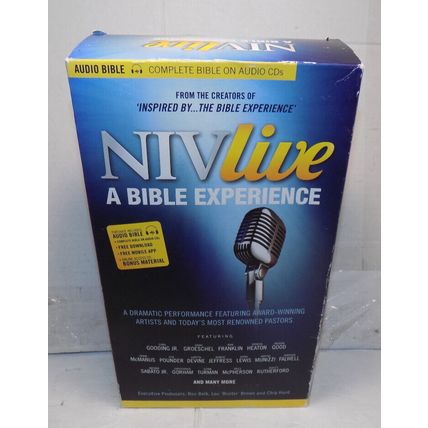 NIV Live A Bible Experience Complete Bible Audio Book on CD NEW!
