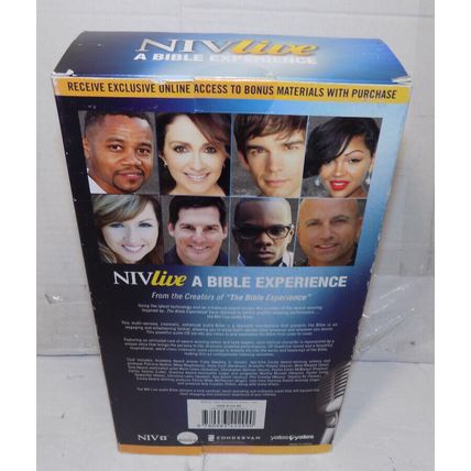 NIV Live A Bible Experience Complete Bible Audio Book on CD NEW!